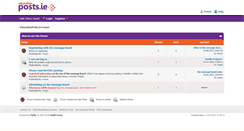 Desktop Screenshot of forum.educationposts.ie